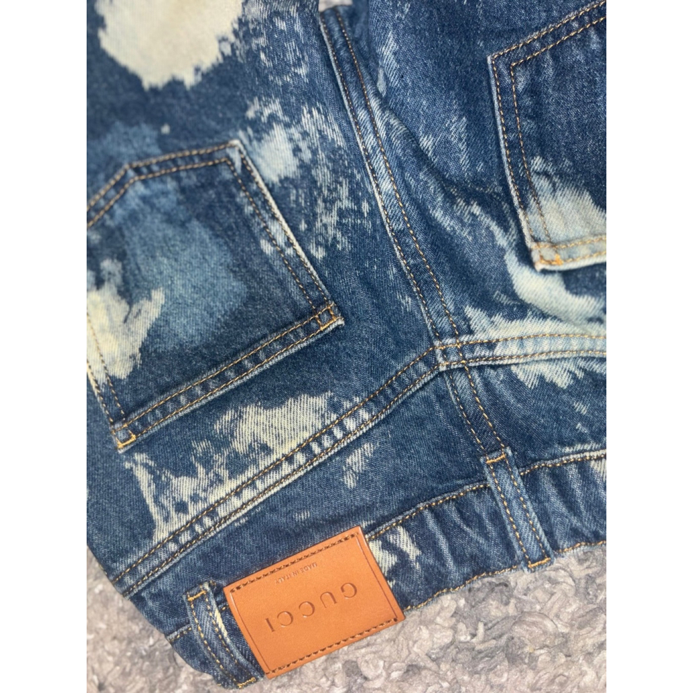 Gucci Kids Size 4 Jeans w/ Tie Dye Acid Wash NWOT - Picture 7 of 8